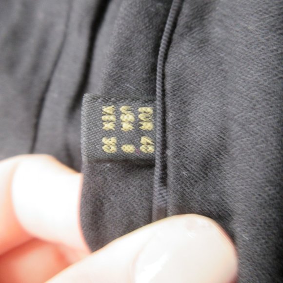 Massimo Dutti Black Tweed Blazer Size 8 Open Front - Picture 5 of 10